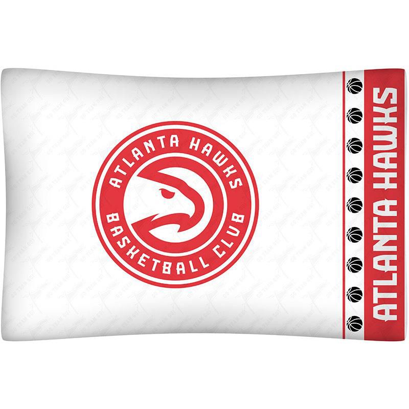 2pc NBA Pillowcase Set Basketball Team Logo Bedding Pillow Covers - Atlanta Hawks..