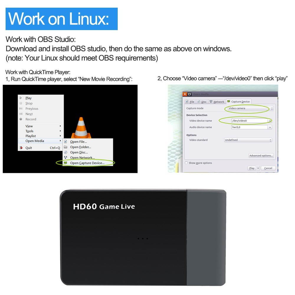 ezcap261M USB 3.0 HD Video Capture 4K 1080P Game Live Streaming Video Converter Support 4K Video Input HD IN OUT MIC IN for XBOX One PS4 WII U