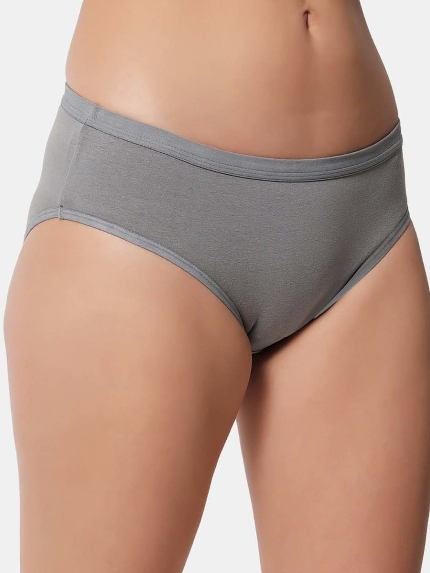 Bleeding Heart Grey Plain Panty