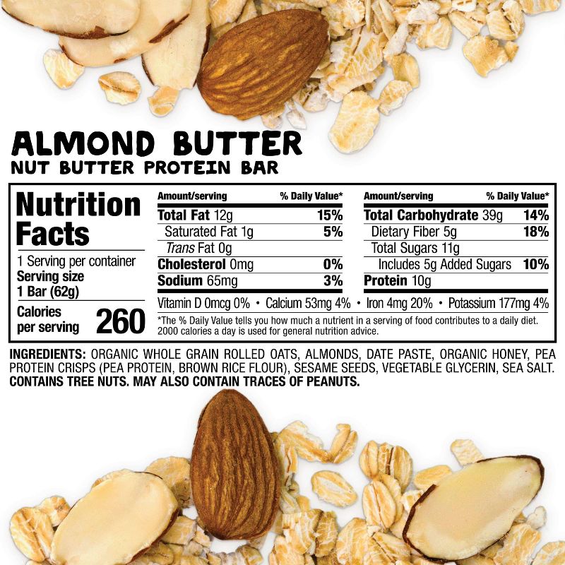 Bobo's Nut Butter Bar - Almond Butter -2oz