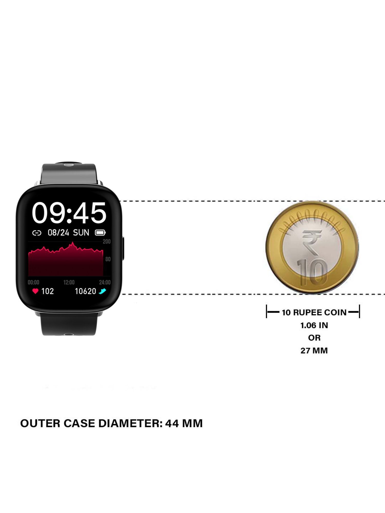 FCUK FCUK009H Unisex Smart Watch