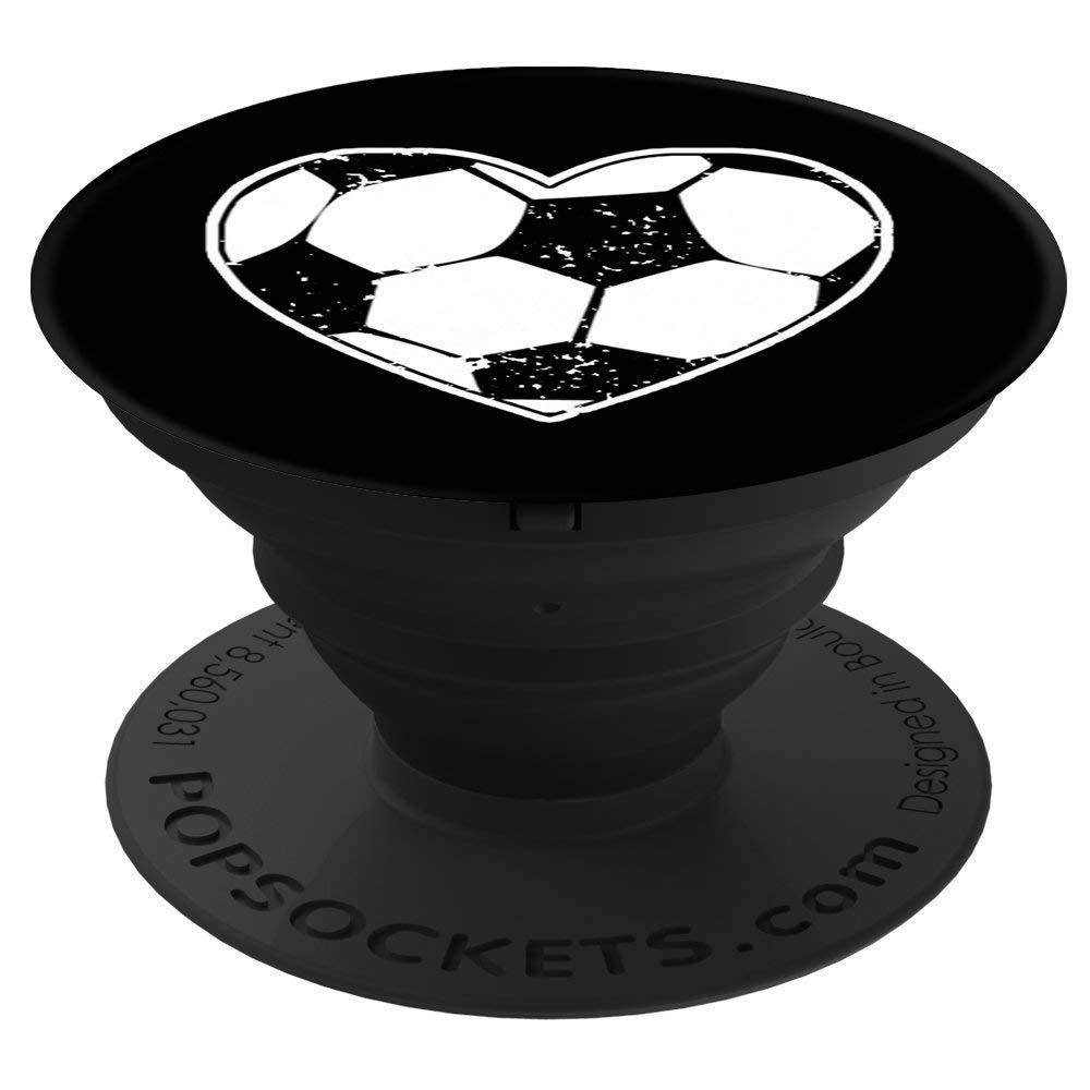 CocomoSoul-Mobile Soccer Heart   PopSockets Stand for Smartphones and Tablets