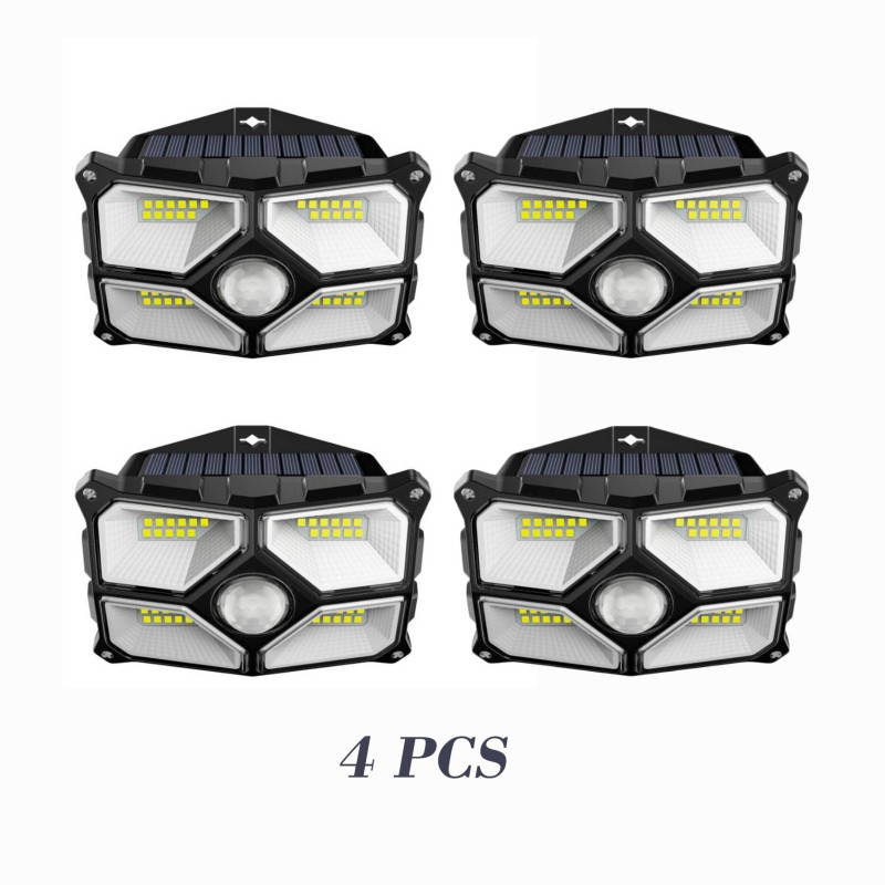 Balight Waterproof 40 LED  Solar Power Lamp Outdoor Garden PIR Motion Sensor Wall Light Unique Reflector Cup Design