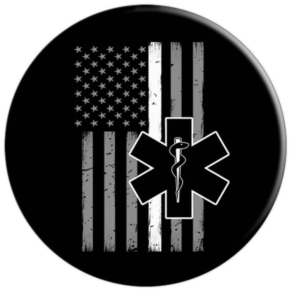 Emergency Medical Technician EMT Flag - PopSockets Grip and Stand for Phones and Tablets