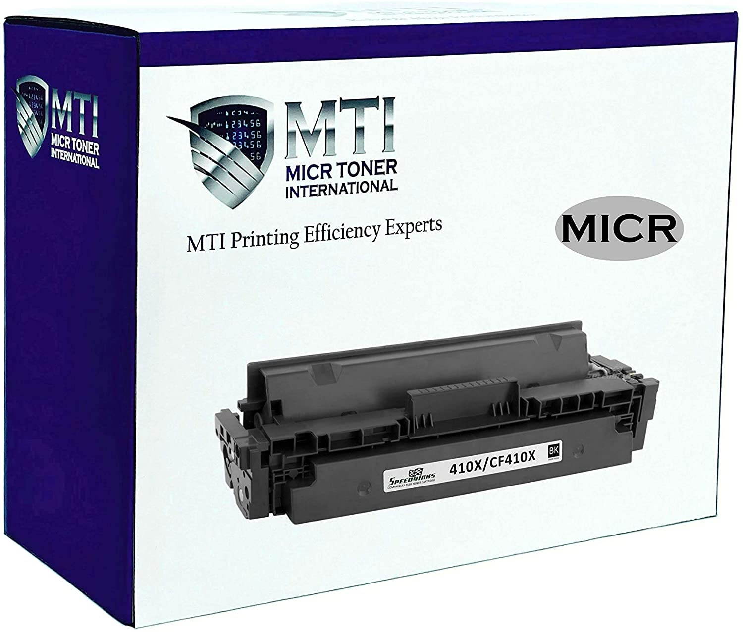 MICR Toner International Compatible Magnetic Ink Cartridge Replacement for HP 410X CF410X LaserJet Pro M452 MFP M477