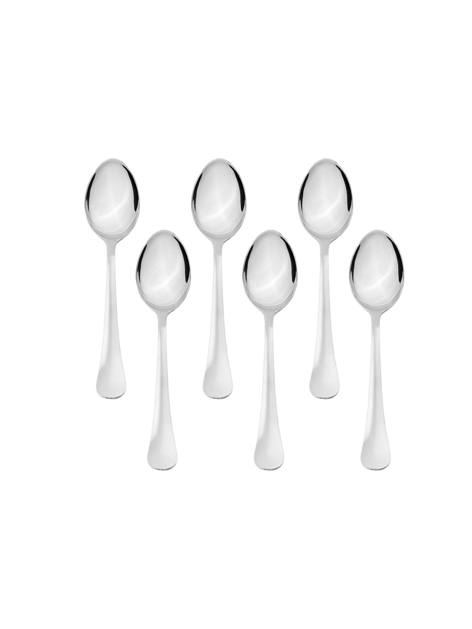 Sumeet Stainless Steel Premium Quality Baby / Medium Spoon set of 6 Pc � (16cm L) (1.6mm Thick)