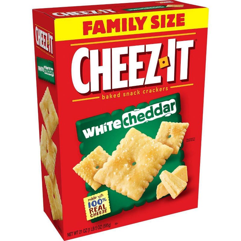 Cheez-It White Cheddar Baked Snack Crackers - 21oz