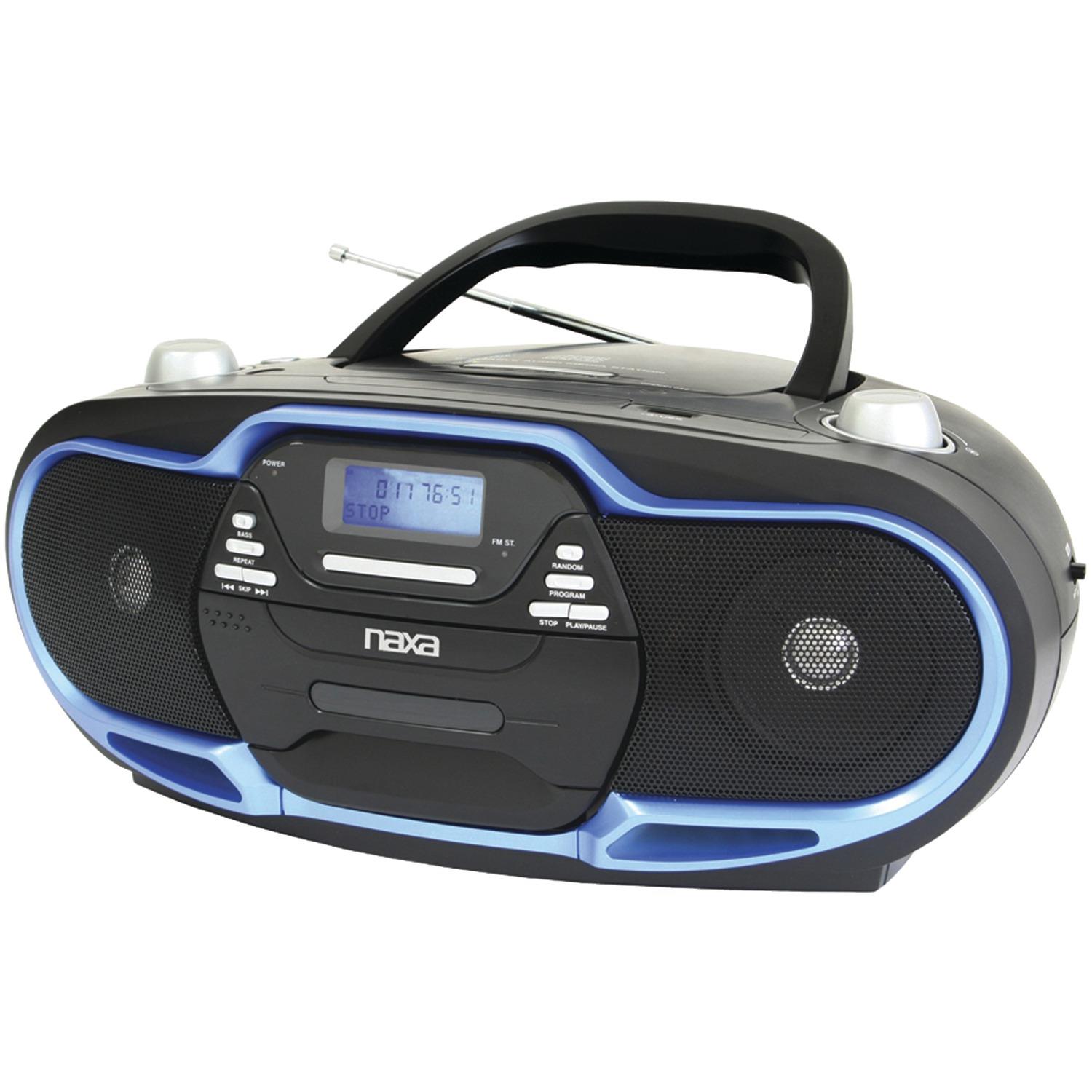 Naxa NPB257 Portable MP3/CD Player, AM/FM Stereo Radio & USB Input