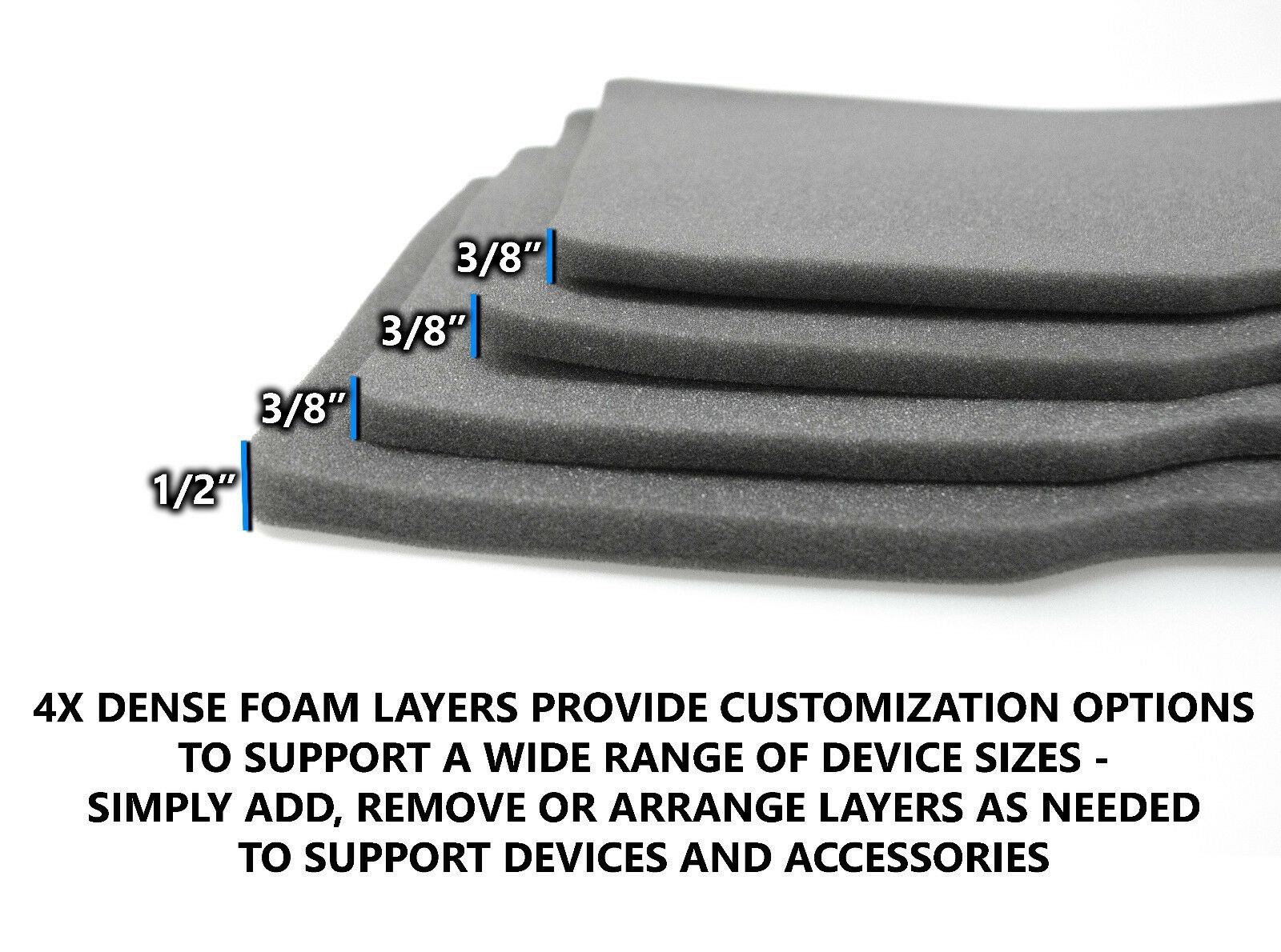 CASEMATIX Heavy Duty Channel Effects Mixer Case Fits Mackie Mix Series Mix12FX , PROFX8V2 , 1402VLZ4 , 1202VLZ4 USB Mixers and Mowered Mixers , Cables , Adapters , Power Supply and More Accessories