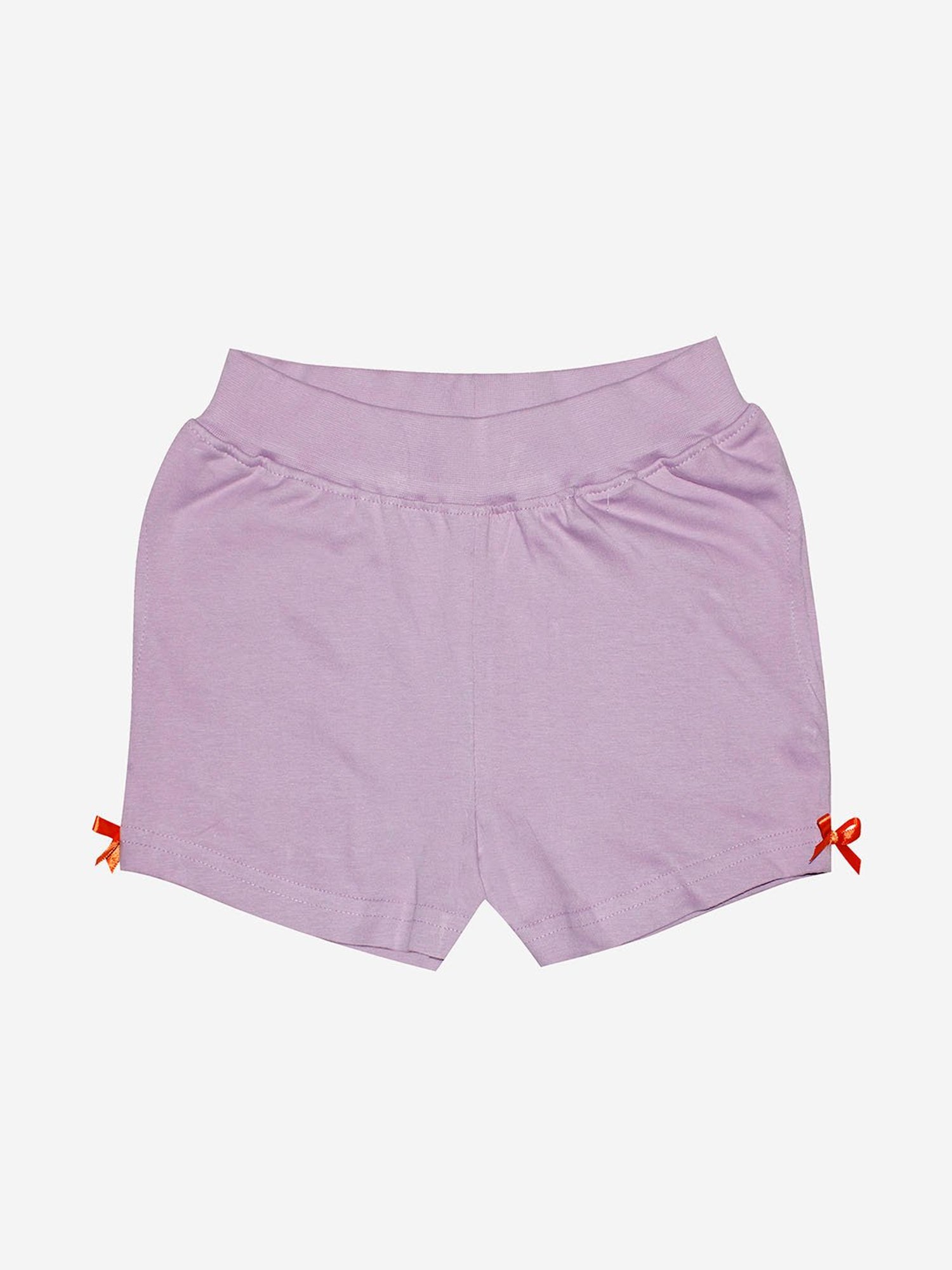 Kiddopanti Kids Purple Solid Shorts