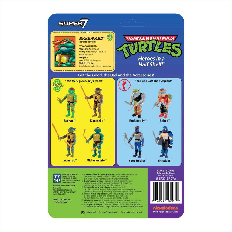 Super 7 ReAction Figure - TMNT - Donatello