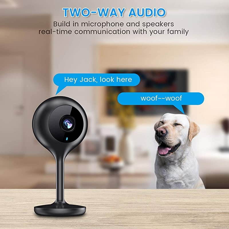 Security Camera WiFi IP Home CameraR2C 1080P HD Baby Monitor Wireless Pet Camera with AI Human Sound Detection Free Cloud Included 2Way AudioWorks with Alexa PanTilt Night Vision