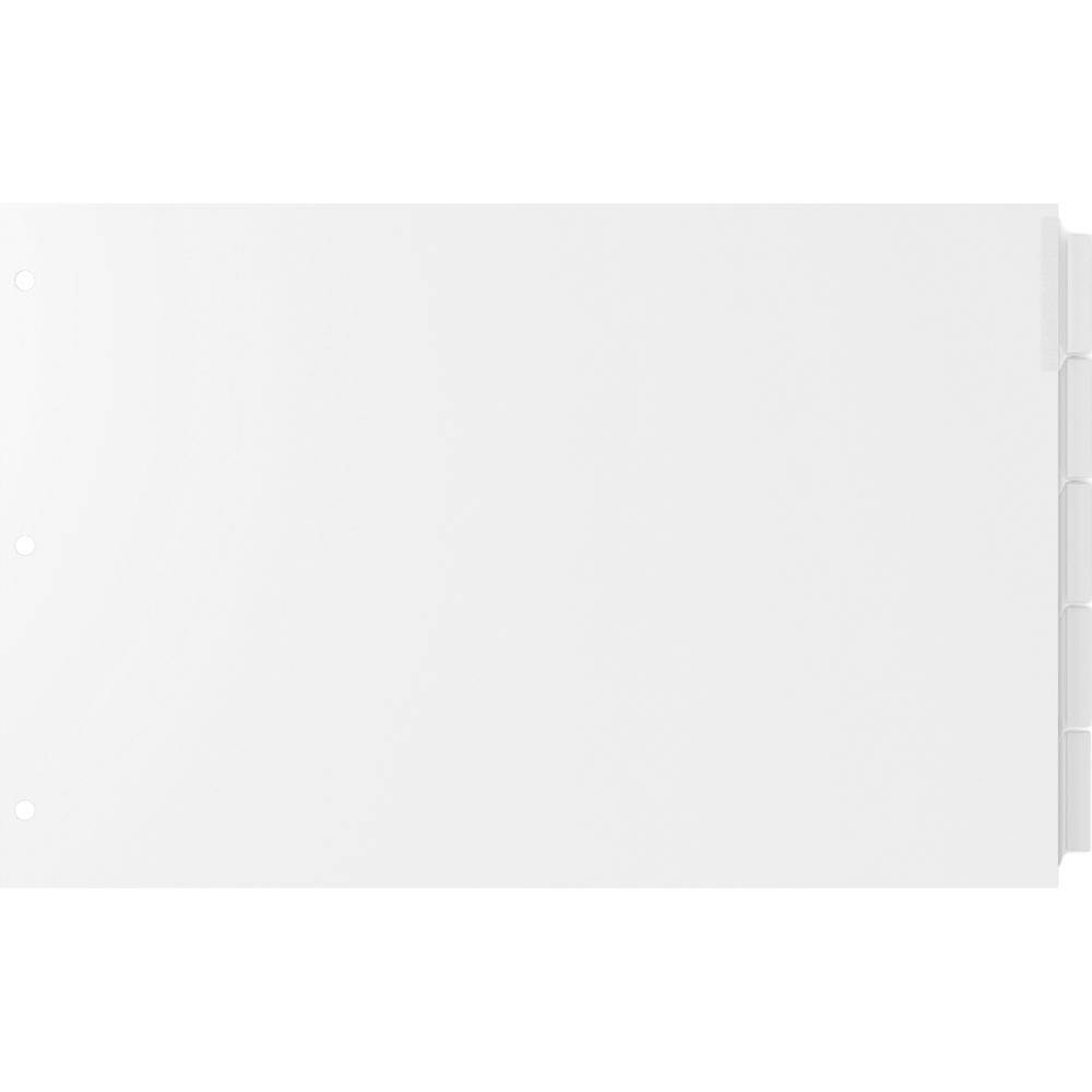 Stride Legal-Size Index Dividers 5-Clear Tabs/ST 8-1/2"x14" MLA 63200