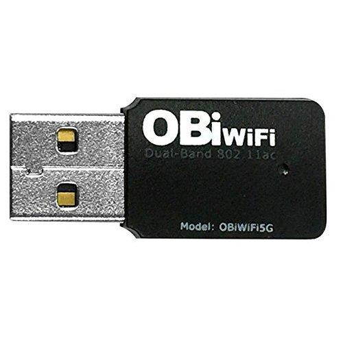 Obihai OBIWIFI5G 2.4 / 5 GHz Wireless 802.11AC Adapter for OBi200, OBi202, OBi1022, OBi1032, OBi1062