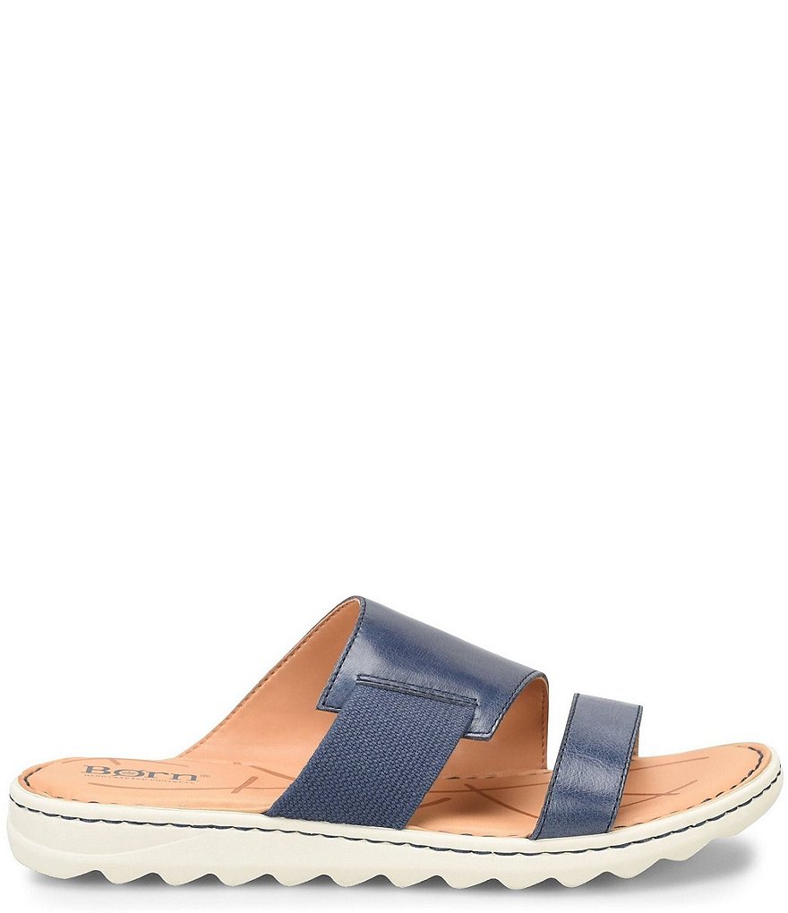 Born Oceana Slide-On Leather Sandals