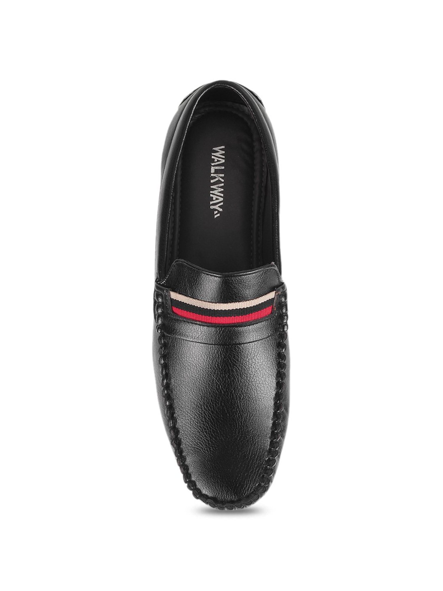 Walkway Men's Black Casual Loafers