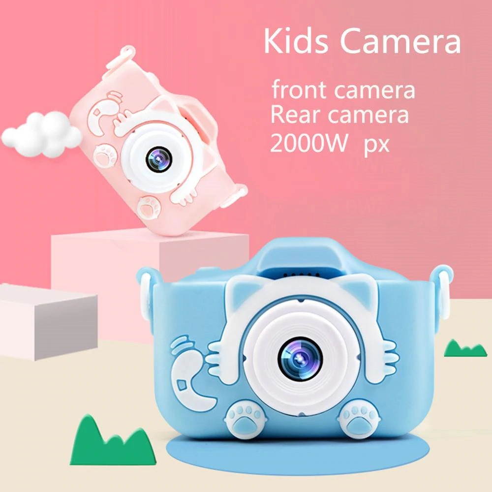 X5S Mini Kids Toy Camera 2.0'' 20MP IPS Screen HD 1080P Children Digital Photo Camera with 600mAh Lithium Battery Christmas Gift