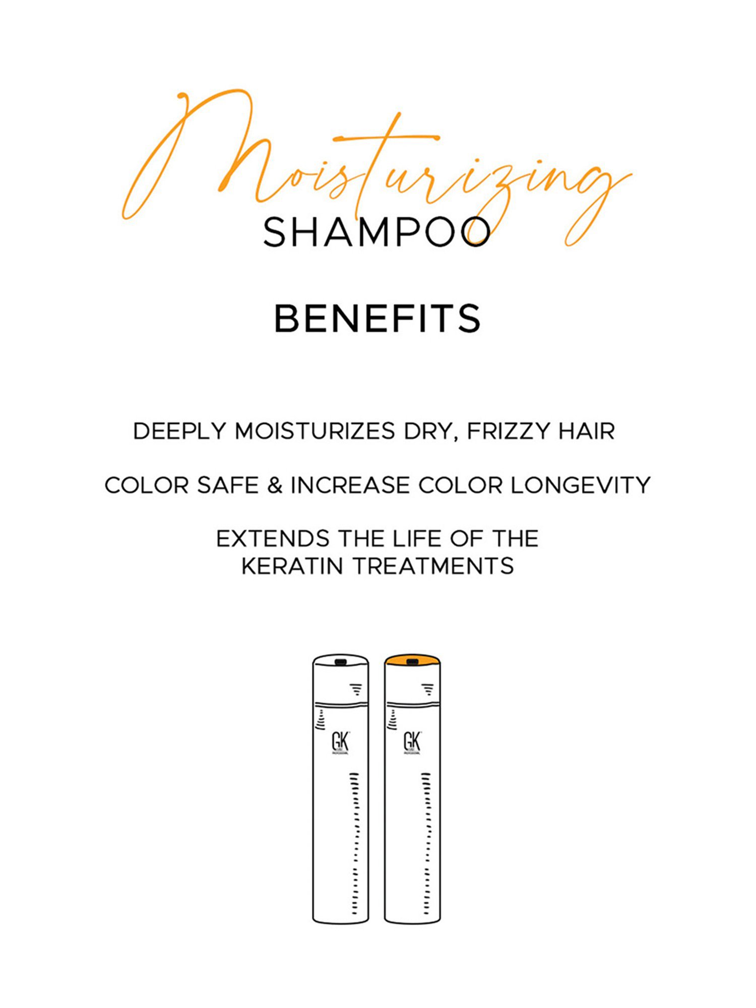 GK Hair Color Protection Moisturizing Shampoo - 1000 ml