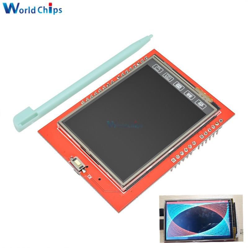 2.4 inch TFT LCD Touch Screen Shield for Arduino UNO R3 Mega2560 LCD Module 18-bit 262,000 Different Shades Display Board