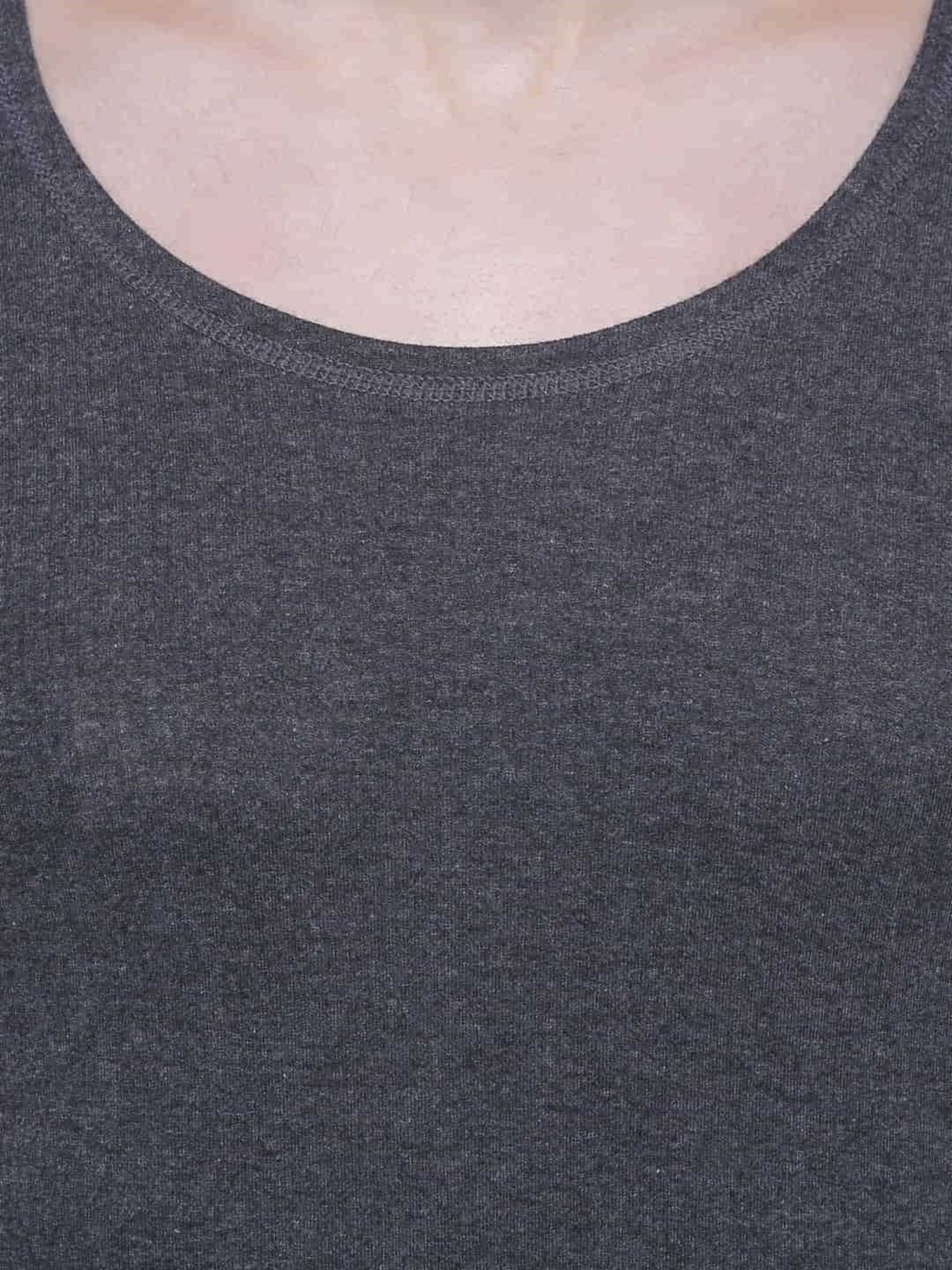 Bodycare Anthra Melange Regular Fit Thermal Top