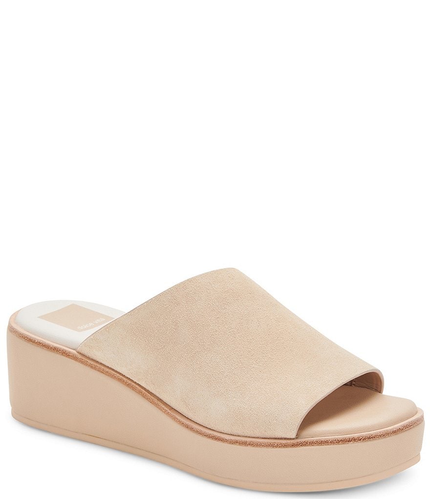 Dolce Vita Freta Suede Wedge Sandals