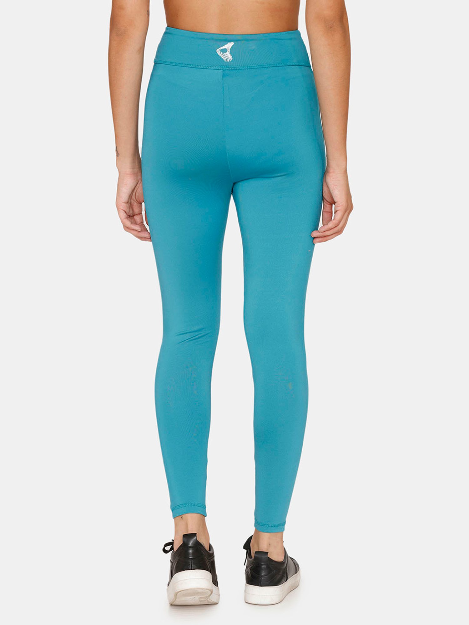 Zelocity by Zivame Blue Graphic Print Tights