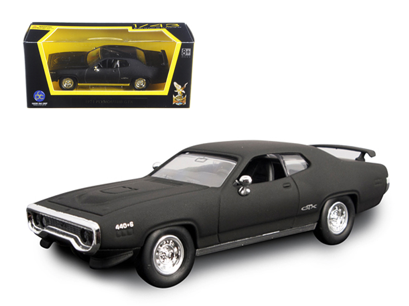 1971 Plymouth Barracuda Tahitian Walnut Metallic and White with White Vinyl Top Limited Edition to 258 pieces Worldwide 1/18 Diecast Model Car by ACME