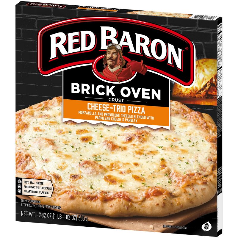 Red Baron Brick Oven Cheese Trio Frozen Pizza - 17.82oz