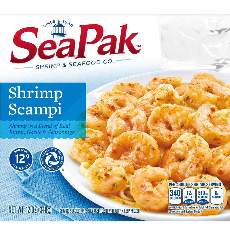 Sea Pak Shrimp Scampi - Frozen - 12oz