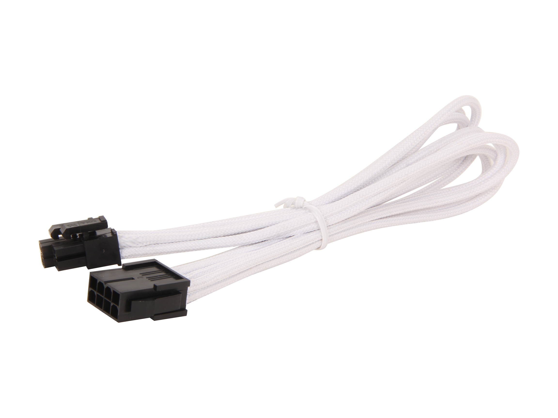 Silverstone PP07-EPS8W Sleeved Extension Power Supply Cable, 1 x 8pin to EPS12V 8pin(4+4) Connector