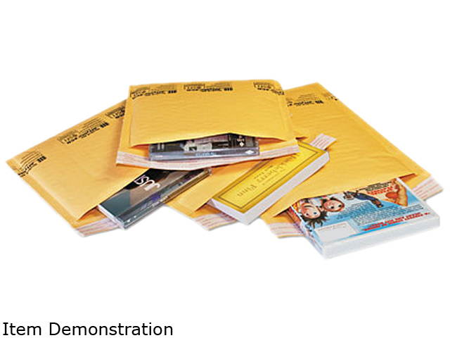 Sealed Air 100729776 Jiffylite Self-Seal Mailer, Contemporary Seam, 4 x 8, Golden Yellow