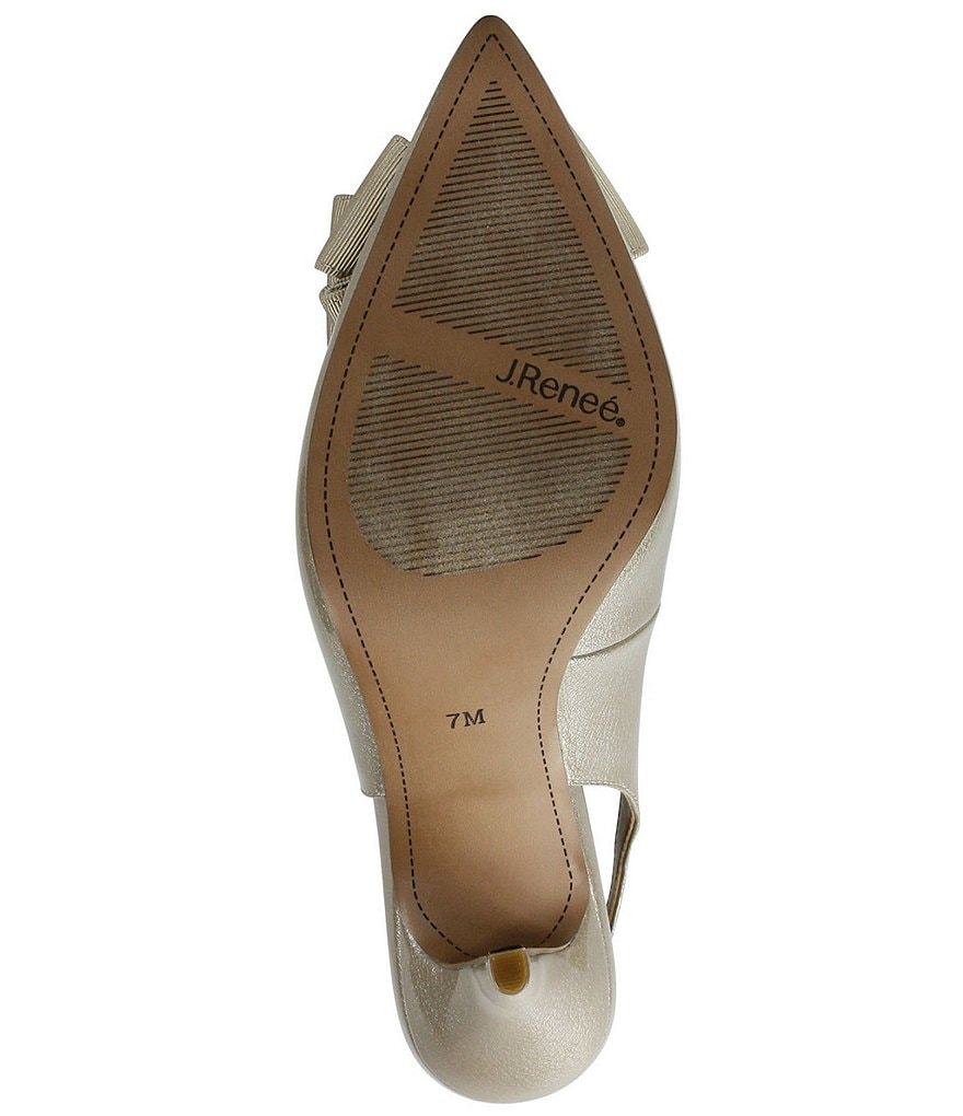 Trotters Kari Pearlized Leather Block-Heel Pumps