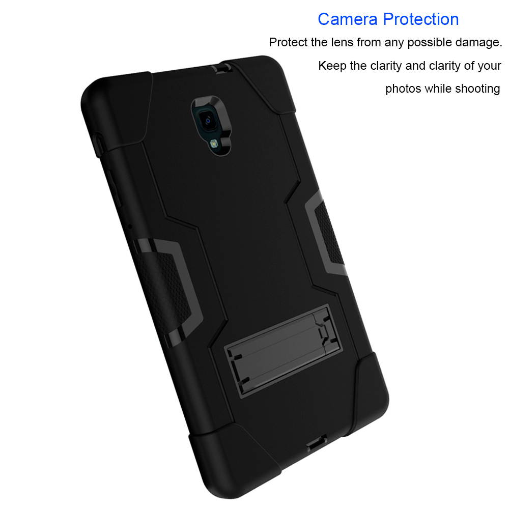 Galaxy Tab A 10.5 2018 Case,Mignova 3 Layer Heavy Duty Hybrid Shockproof Silicone+Hard PC Bumper Full-Body Protective Case Cover with Stand for Samsung Galaxy Tab A 10.5 SM-T590/T595
