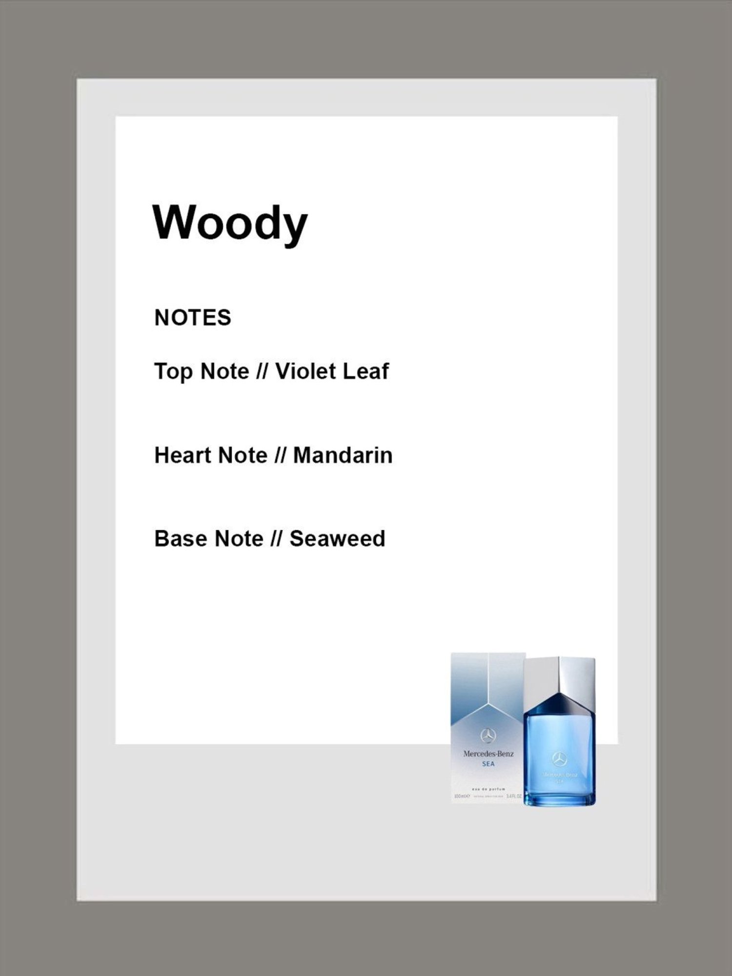 Mercedes Benz Sea Eau de Parfum for Men - 100 ml