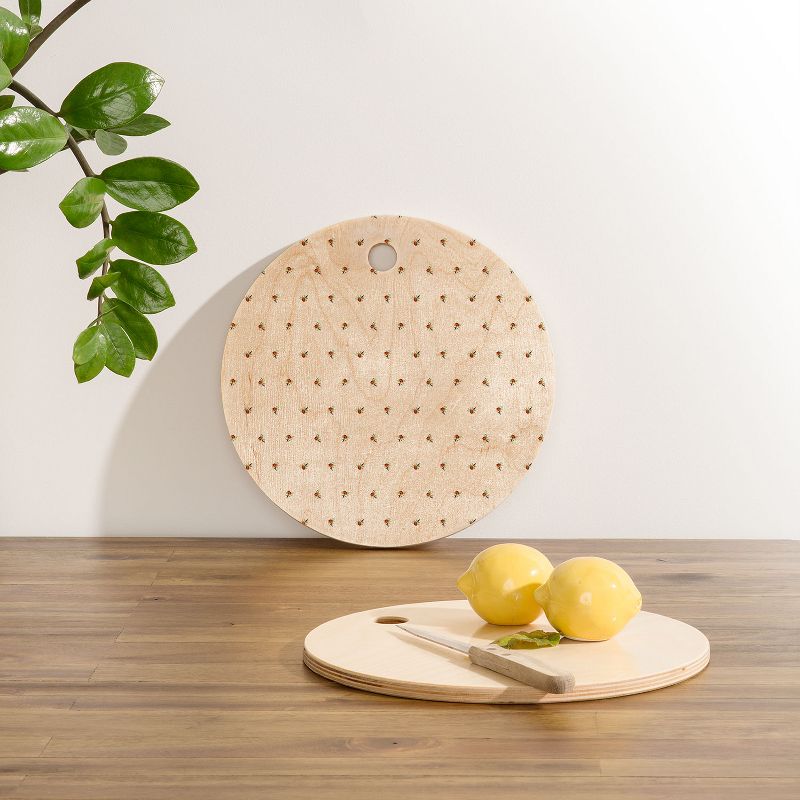 Picnic at Ascot Bamboo Butcher Block  13" x 13"
