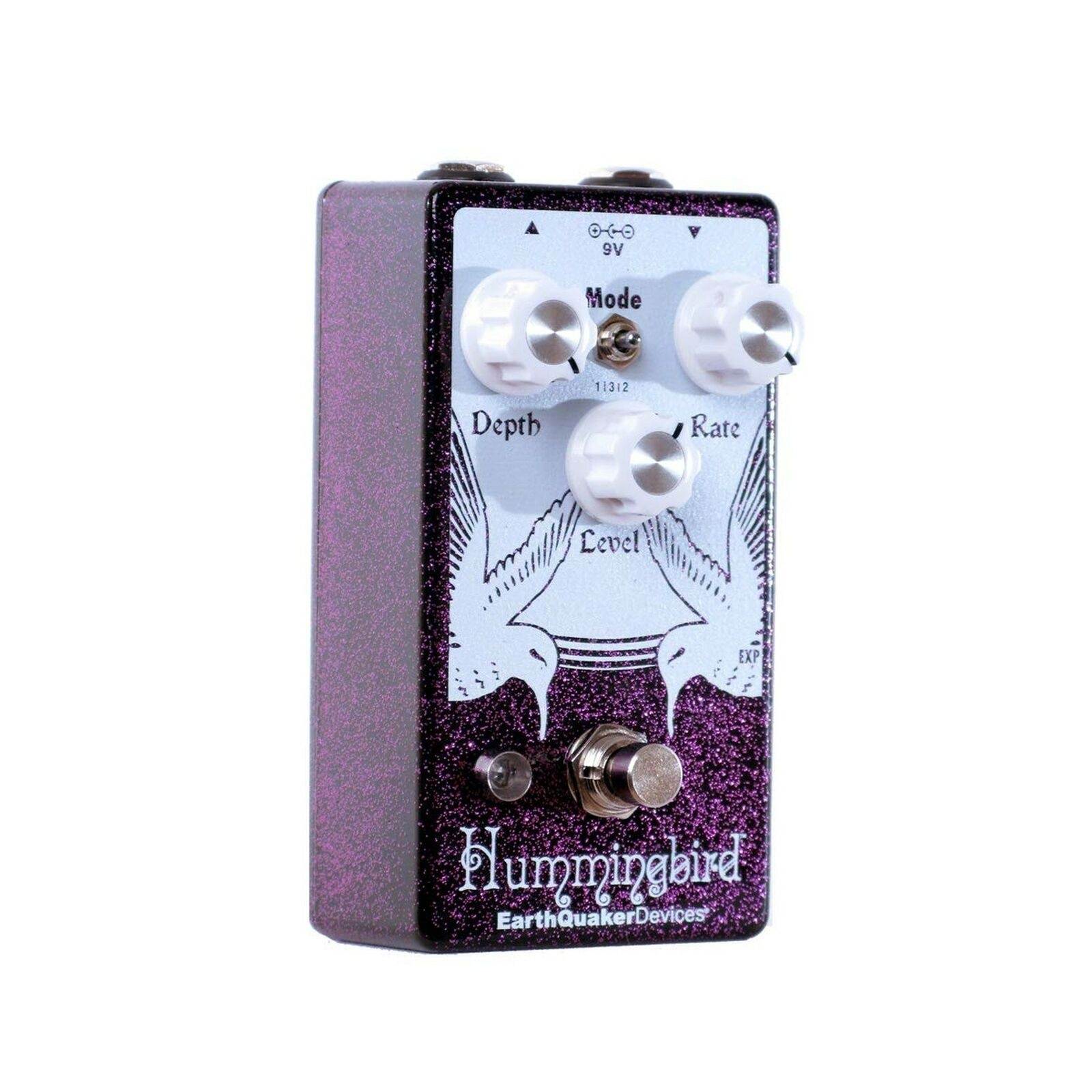 EarthQuaker Devices Hummingbird V4 Tremolo, Limited Edition Purple Sparkle