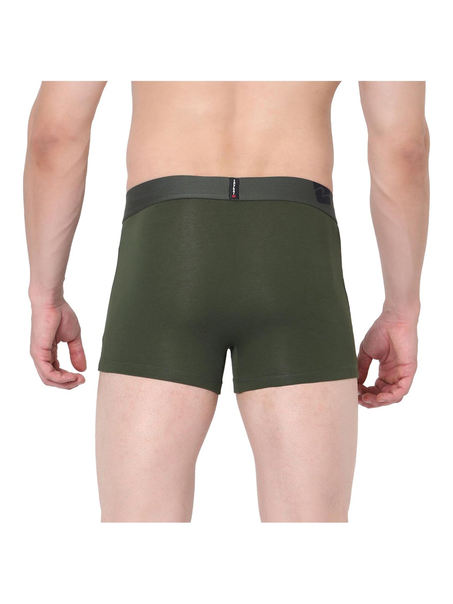 UnderJeans by Spykar Olive Trunks