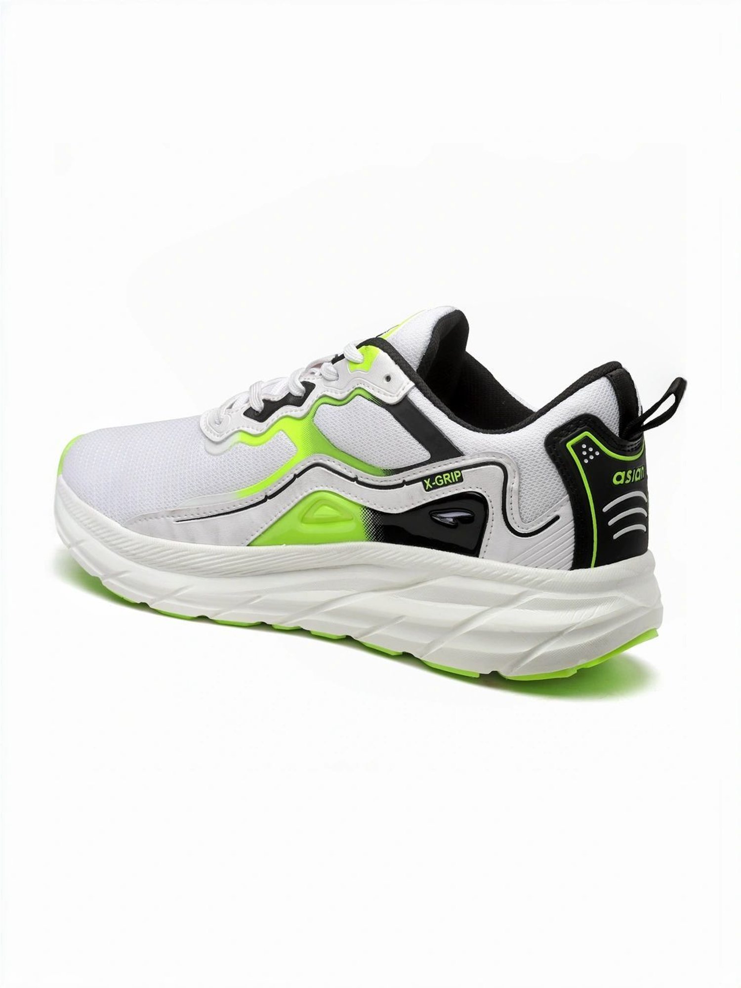 Asian Men's White Running Shoes