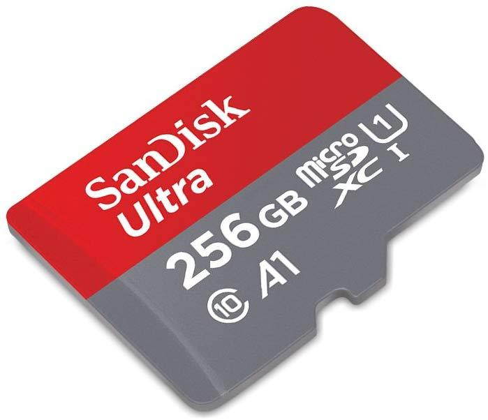 Sandisk Ultra 256GB Micro SDXC UHS-I Card with Adapter, Memory Card Up To 100 MB/s