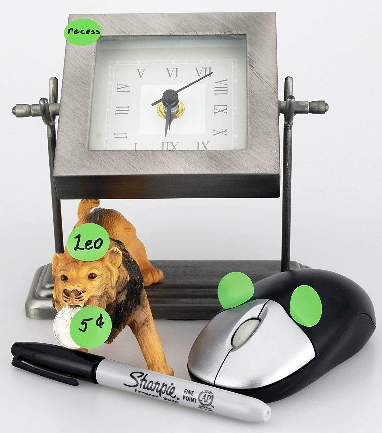 ChromaLabel 3/4 inch Color-Code Dot Labels | 1,000/Roll (Lime)