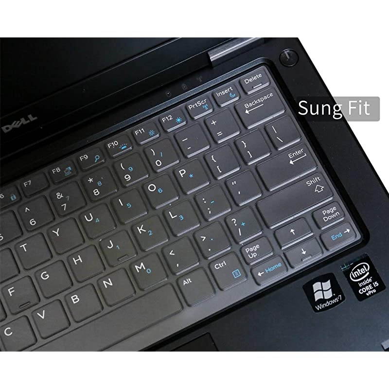 Thin Keyboard Cover for Dell Latitude E7250 E5250 E7270 E7370 E5270 E7389 E5270 Latitude 7290 7280 7380 7390 SoftTouch TPU Protective Skin