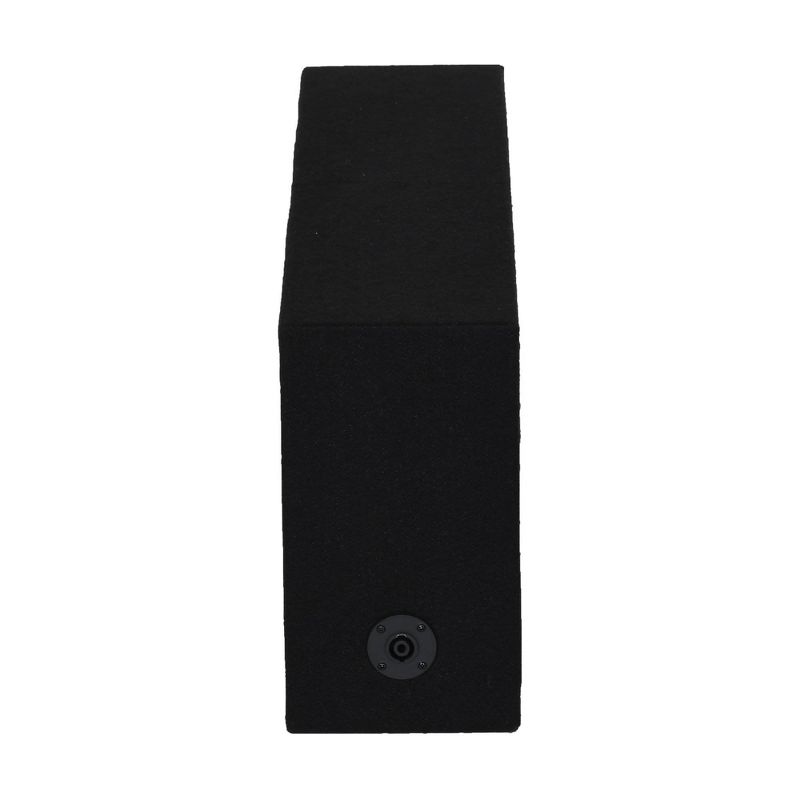 Q Power Chuchero Dual Pre Loaded 10 Inch Speaker Sub Box Enclosure w/ 2 Tweeters