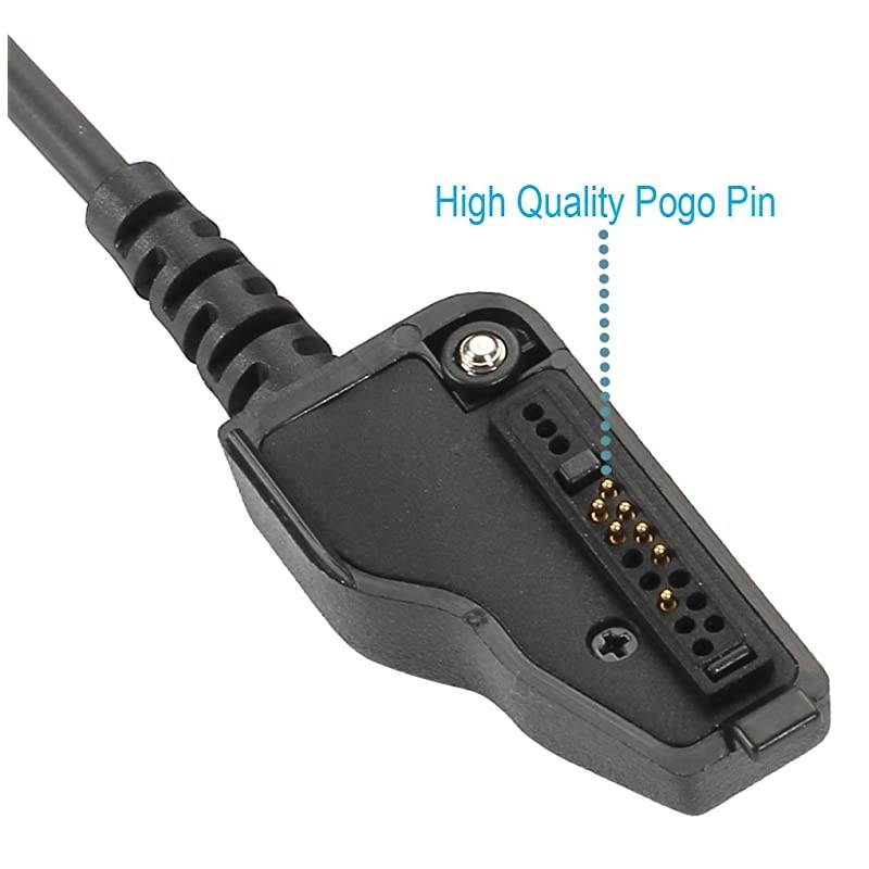 Mic with Reinforced Cable for Kenwood Radios NX200 NX210 NX300 NX3200 NX3300 NX410 NX411 NX5200 NX5300 NX5400 TK2180 TK3180 TK5210 TK5220 TK5310 TK5410 Shoulder Microphone