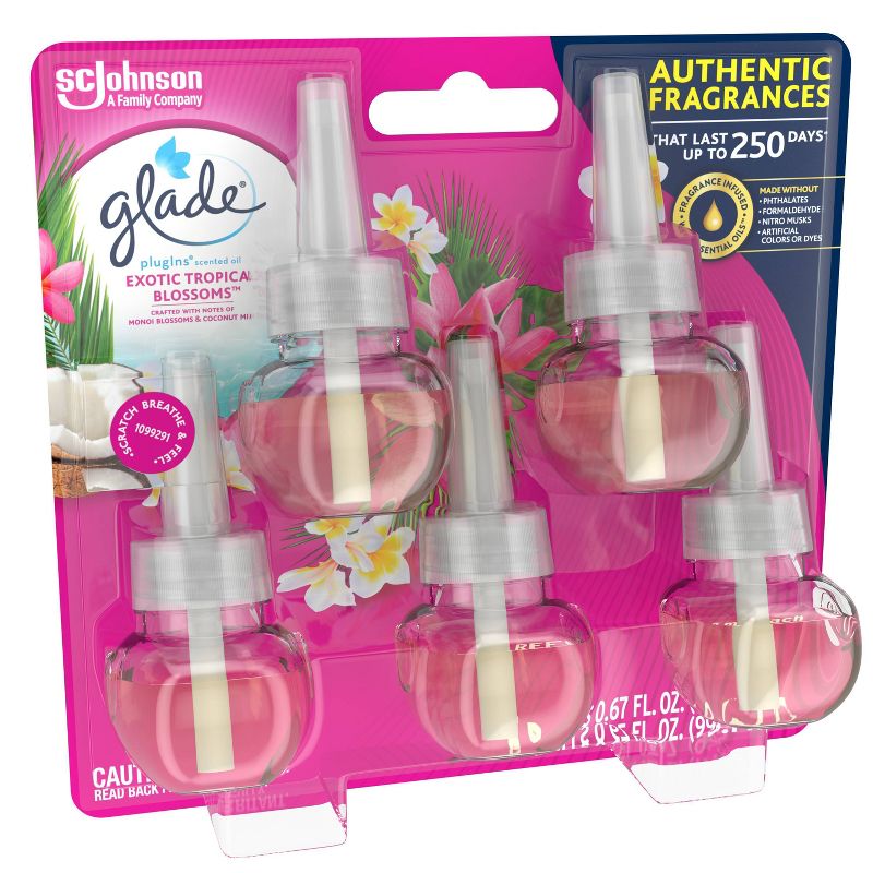 Glade Exotic Tropical Blossom PlugIns Refill - 5ct