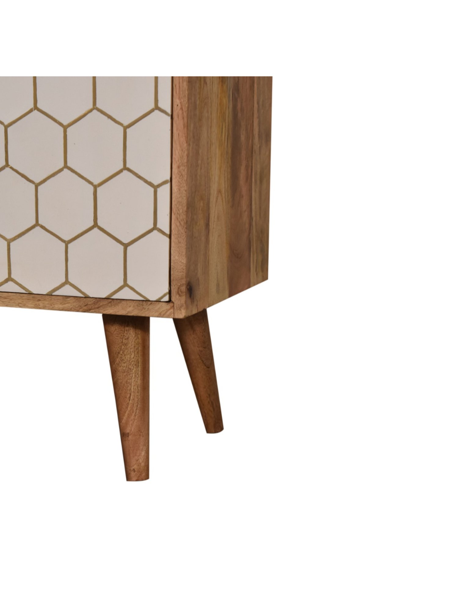 Artisan Furniture Cassia Grey & Brown Wood Cabinet