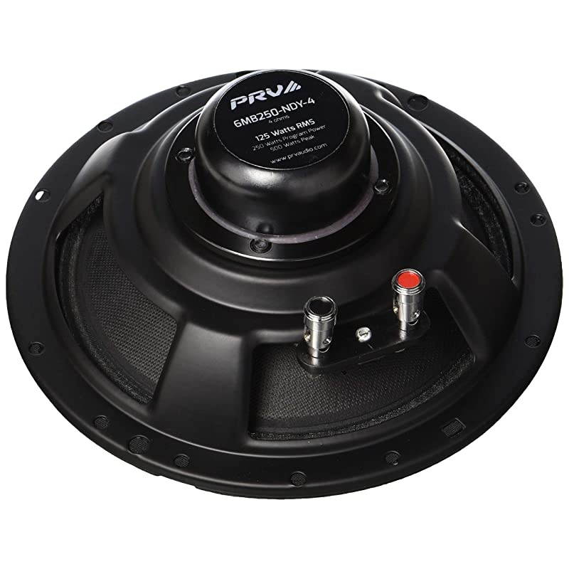 AUDIO 6MB250-NDY-4 6.5 Inch Neodymium Midbass Woofer Speaker 4 Ohm 95 dB (Single)