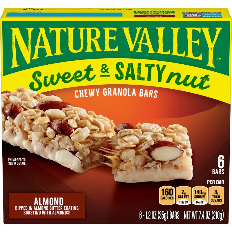 Nature Valley Sweet & Salty Nut Almond Granola Bars - 6ct