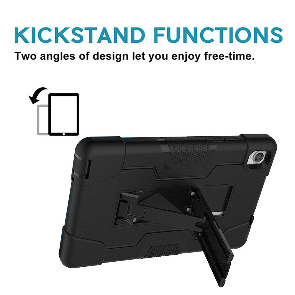 Mignova for Lenovo Tab M8 FHD TB-8705F Case,Hybrid Heavy Duty Three Layer Full-Body Shockproof Armor Rugged Hard Back Cover Built in Kickstand ONLY For Lenovo Tab M8 FHD TB-8705F