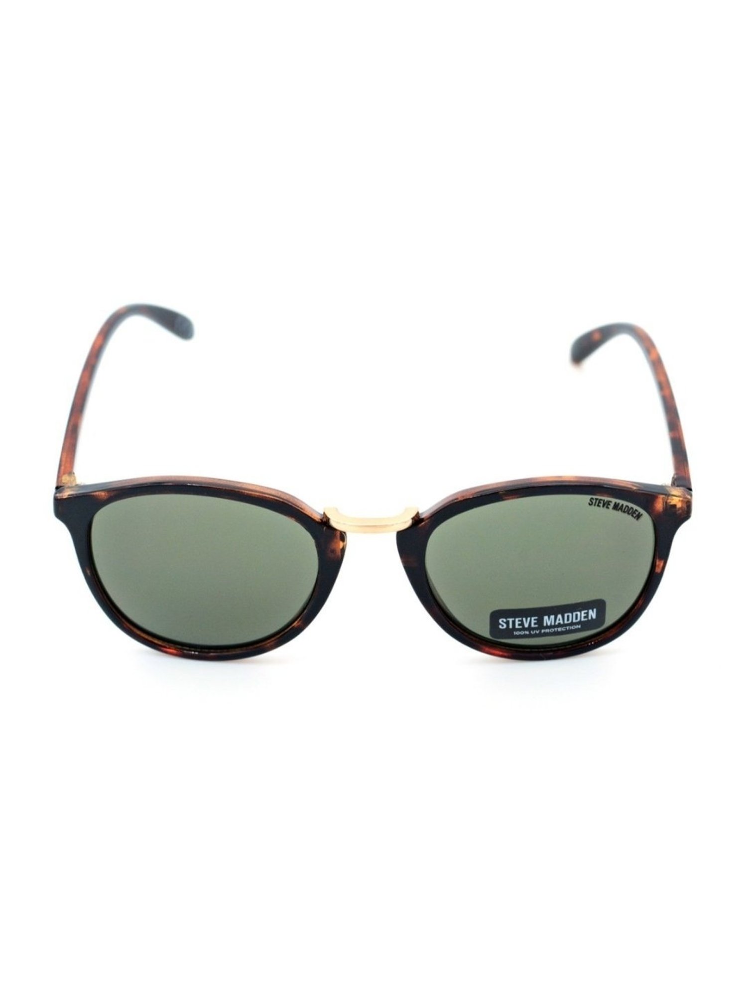 STEVE MADDEN Green Round UV Protection Sunglasses for Men