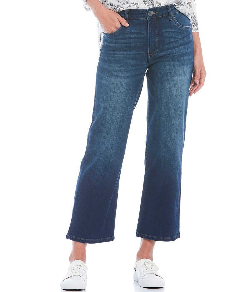 KUT from the Kloth Charlotte High Rise Fab Ab Fit Technique Culottes Ankle Jeans